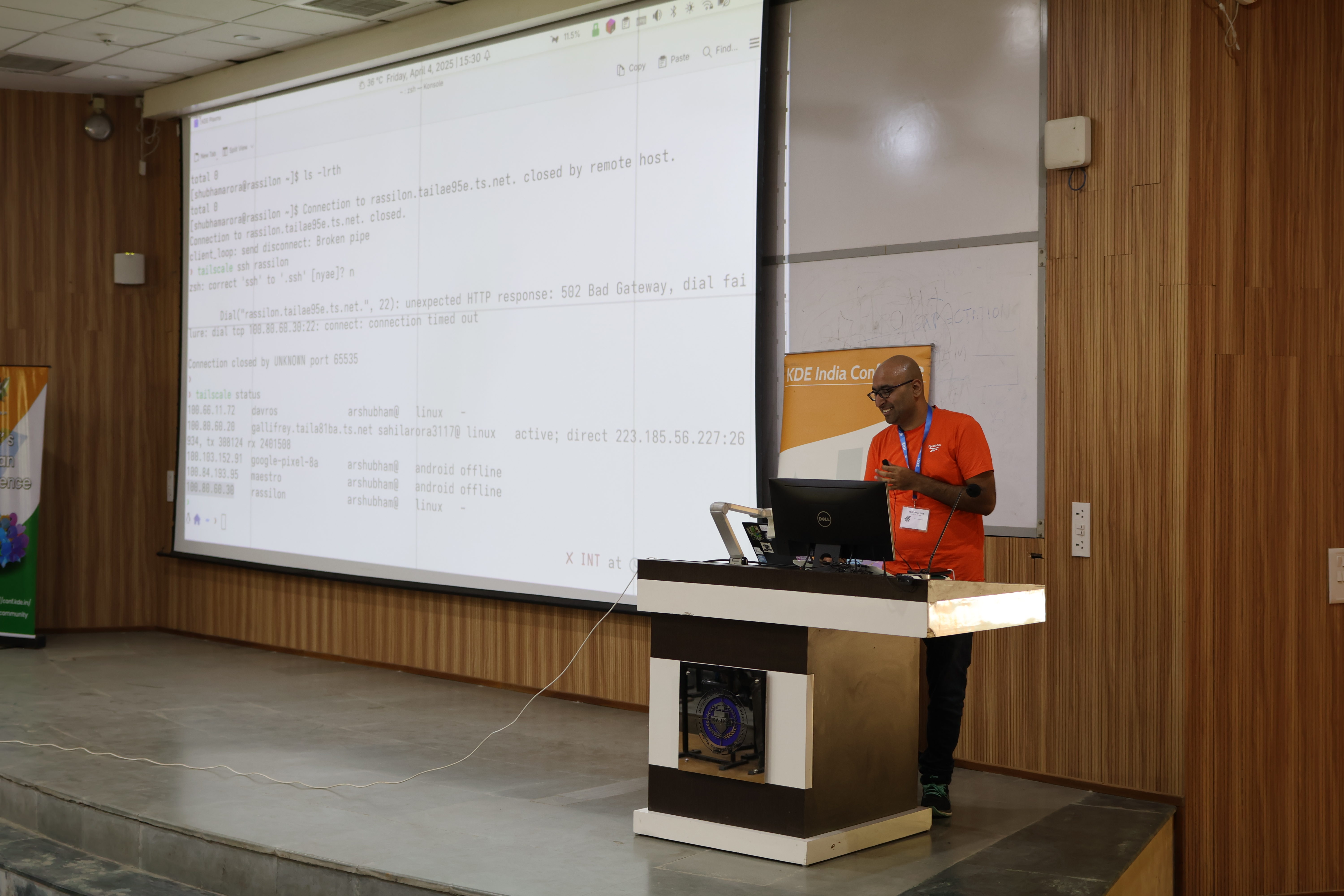 Shubham speaking about Digital Independence